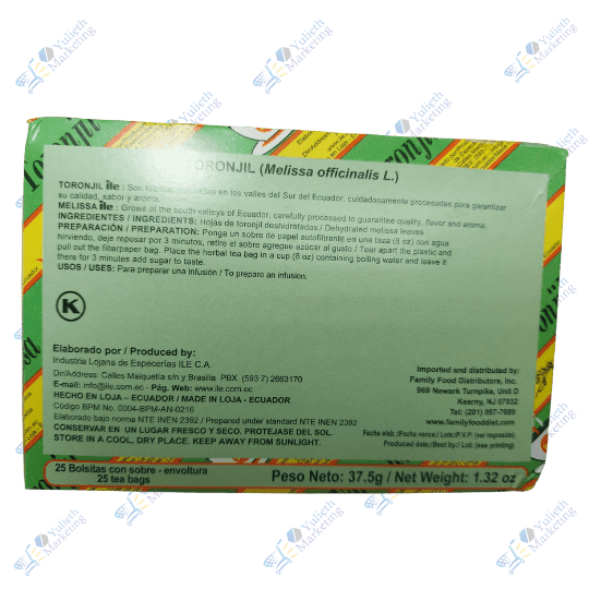 Ile Té de Hierbas Toronjil Pack x 25 u 37,50 g 4 Ile Té de Hierbas Toronjil Pack x 25 u 37,50 g