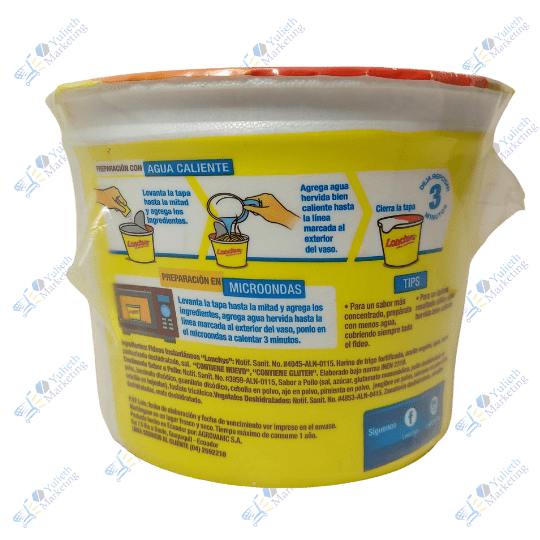 Mega Lonchys Fideo Instantáneo Pollo 107 g 5 Mega Lonchys Fideo Instantáneo Pollo 107 g