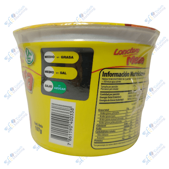 Mega Lonchys Fideo Instantáneo Pollo 107 g 3 Mega Lonchys Fideo Instantáneo Pollo 107 g