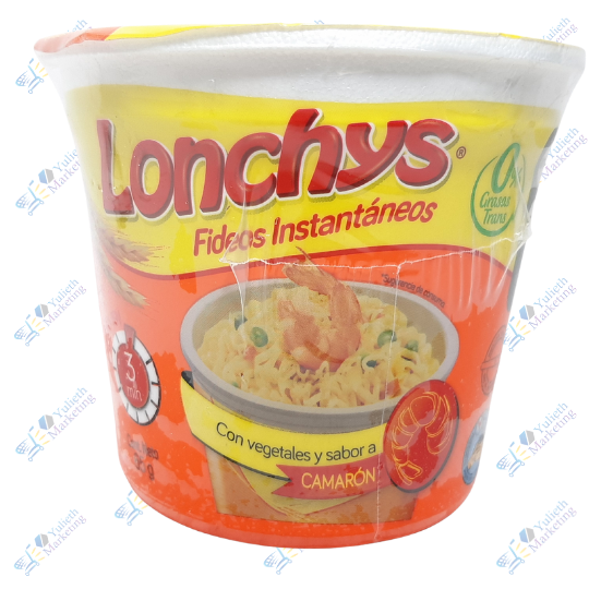 Lonchys Fideo Instantáneo Camarón 64 g