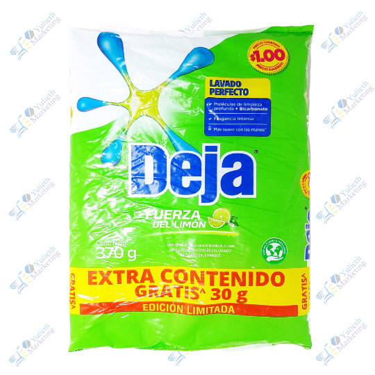 Deja Detergente en Polvo Limón 370 g 1 Deja Detergente en Polvo Limón 370 g
