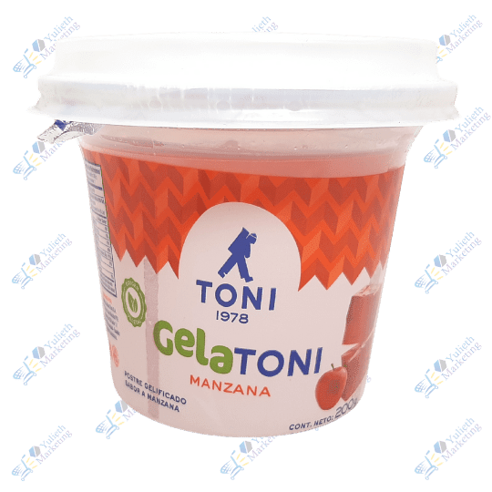 Toni Gelatoni Gelatina en Postre de Manzana 200 gr