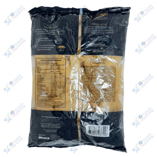 Don Vittorio Fideo Canuto Rayado 250 g 2 Don Vittorio Fideo Canuto Rayado 250 gr