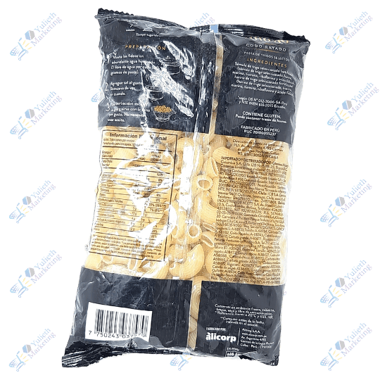 Don Vittorio Fideo Codo Rayado 250 g 2 Don Vittorio Fideo Codo Rayado 250 gr
