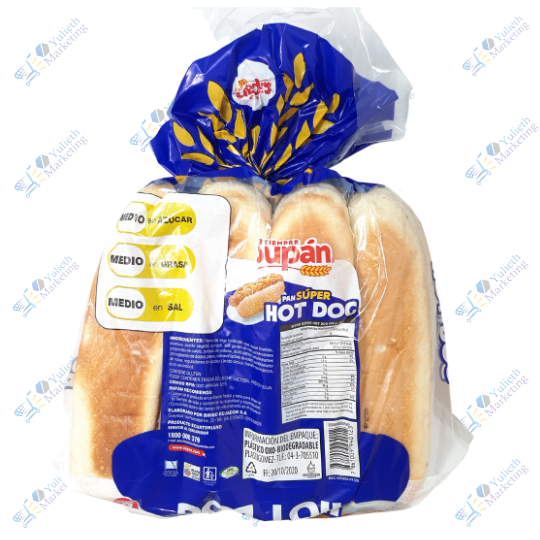 Supán Super Pan de Hot Dog Packx8u 600 gr 2 Supán Super Hot Dog x 8 600 gr
