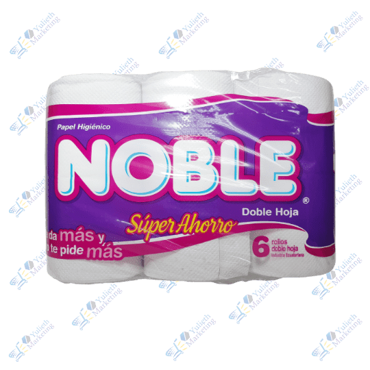 Noble Papel Higiénico Doble Hoja Pack x 6u
