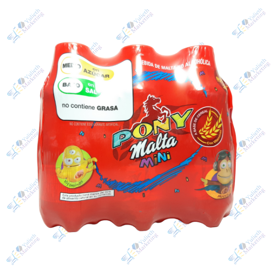 Pony Malta Bebida de Malta Mini Plus Packx6u 200ml