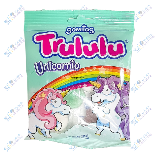Super Trululu Unicornio Gomitas Saborizadas 80 g