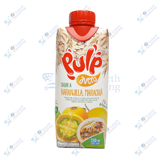 Aje Pulp Bebida de Avena Naranjilla Maracuyá Tetra Pak 330ml