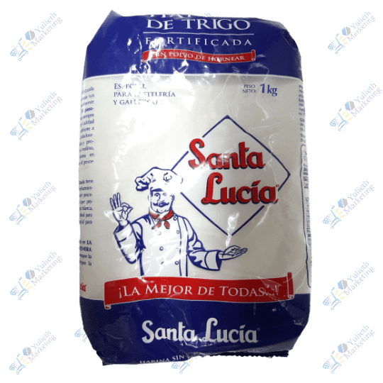 Santa Lucía Harina de Trigo Sin Polvo de Hornear 1Kg