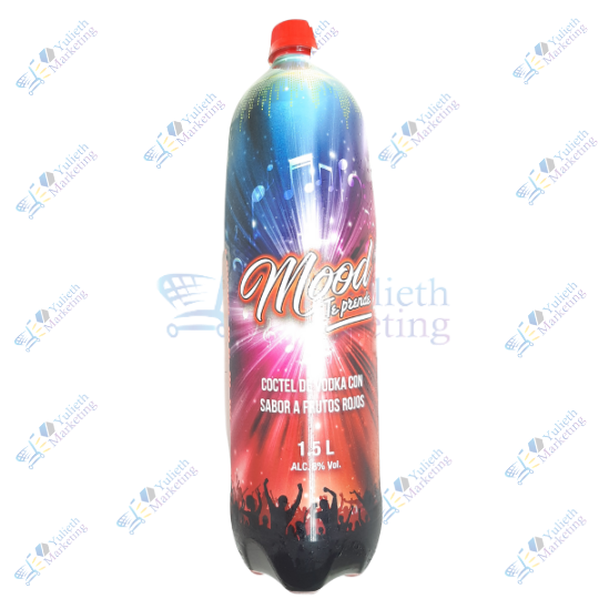 Mood Licor en Cóctel de Vodka con Frutos Rojos 1,5 L