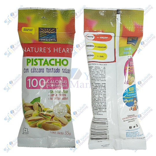 Nature's Heart Frutos Secos Pistacho con Cáscara Salado 35 g