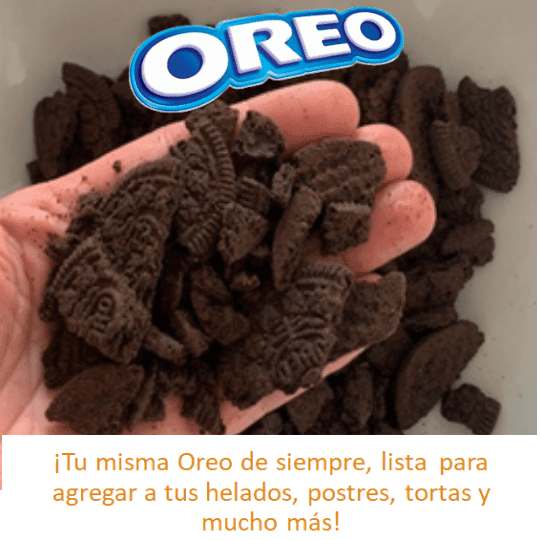 Oreo Trozos de Galleta de Chocolate Medianos Caja EC Crumbs 12x500g SM 2 Oreo Trozos de Galleta de Chocolate Medianos Caja EC Crumbs 12x500g SM