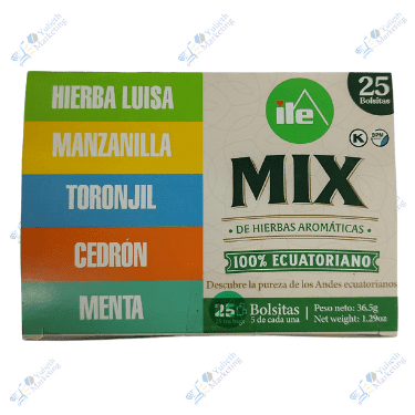 Ilé Té de Hierbas Mix Surtido Packx25u 36.5g