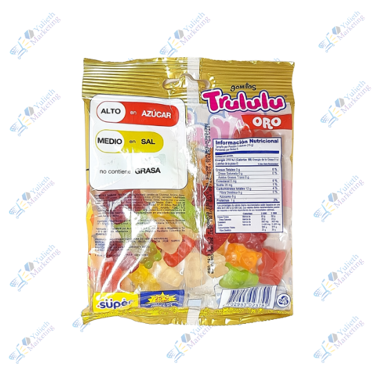 Super Trululu Gomitas Oro Sabor Frutal 90 gr 2 Super Trululu Gomitas Oro Sabor Frutal 90 gr