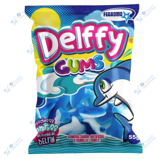 Ferromo Delffy Gums Gomitas Saborizadas Delfín 55 g