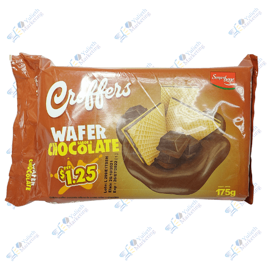Semprebene Croffers Galletas Dulces Wafer Chocolate 175 g