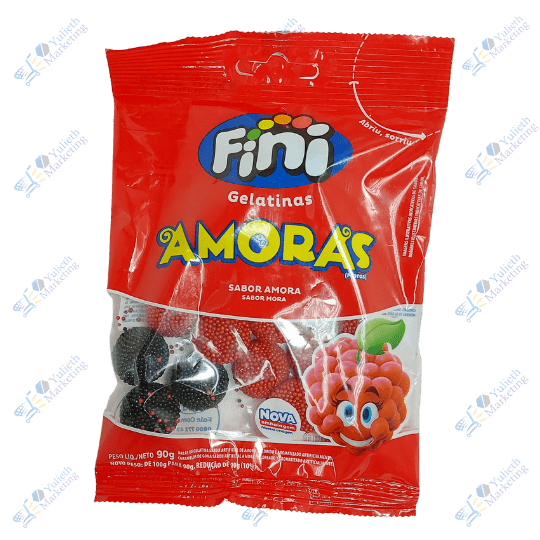 Fini Gomitas Saborizadas Gelatinas Amoras de Mora 90 g