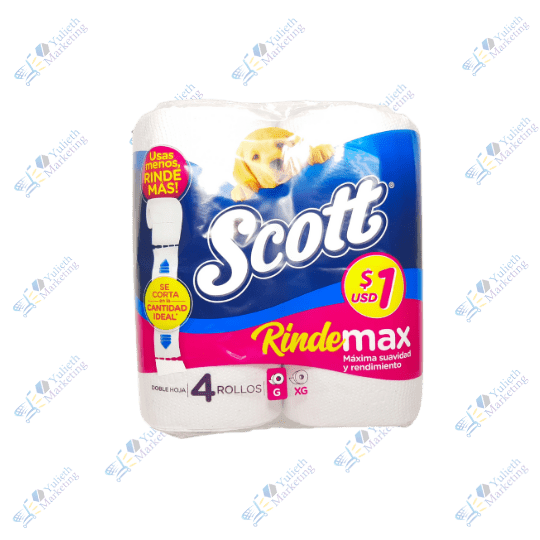 Scott Papel Higiénico 4 Rollos D/H