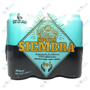 Nuestra Siembra Cerveza en Lata 473 ml Packx6u