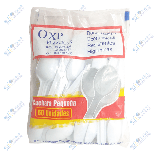 OXP Plásticos Cucharas Pequeñas Pack x 50 u 1 OXP Plásticos Cucharas Pequeñas Pack x 50 u