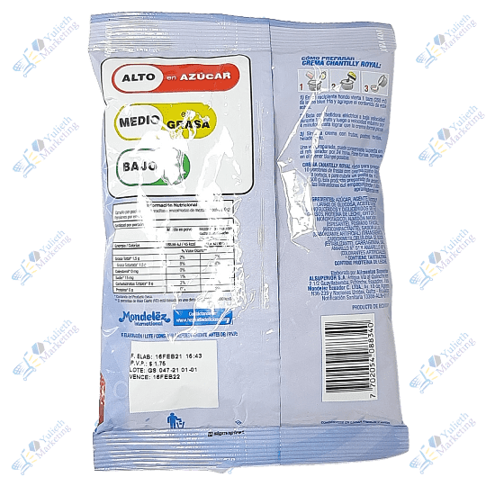 Royal Mezcla en Polvo para Crema Chantilly Sachet x 100 gr 2 Royal Mezcla en Polvo para Crema Chantilly Sachet x 100 gr