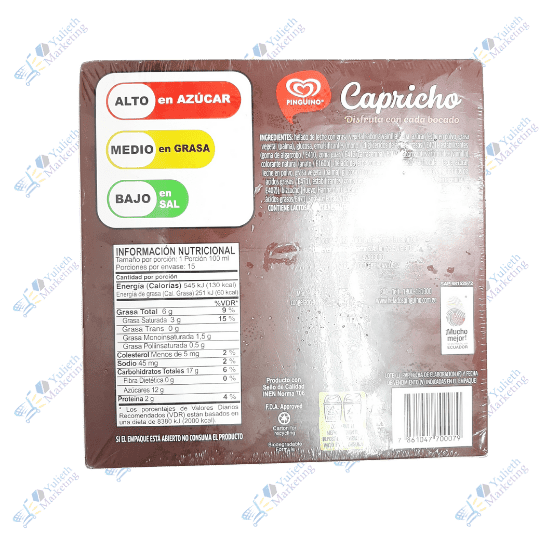 Pingüino Torta Helada Capricho 1500 ml x 15p 3 Pingüino Torta Helada Capricho 1500 ml x 15p