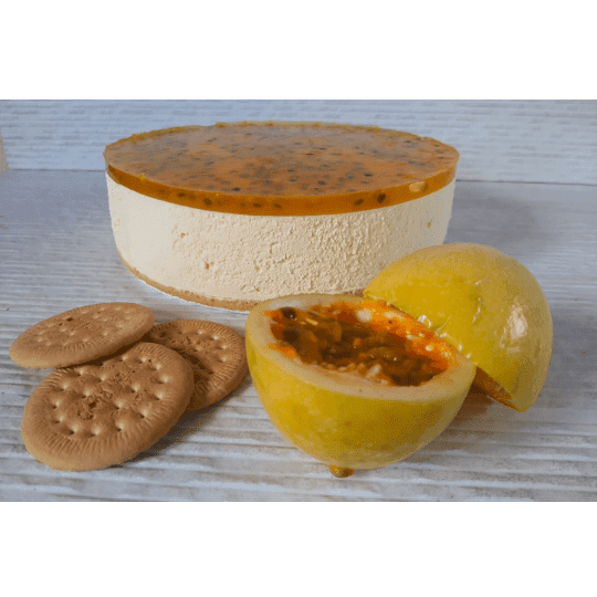 Bella Vanilla Pastel Cheesecake de Maracuyá