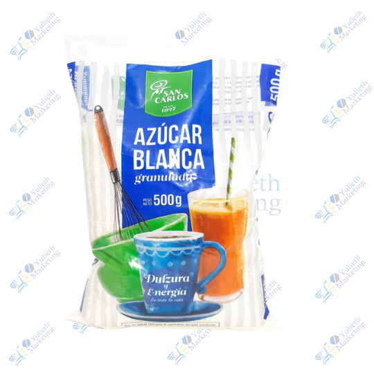 San Carlos Azúcar Blanca granulada 500 gr 1 San Carlos Azúcar Blanca granulada 500 gr