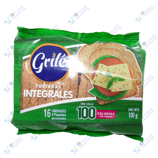 Grilé Tostadas Integrales 100 g Packx16u