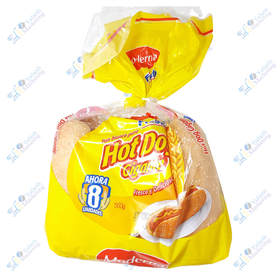 Moderna Pan para Hot Dog Packx8u 560g