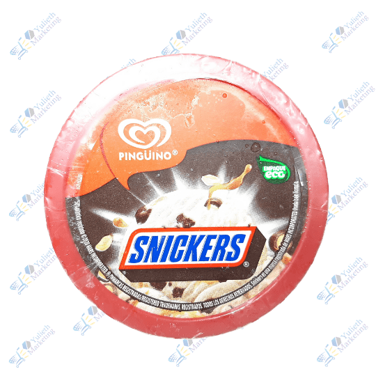 Pingüino Snickers Helado Tarrina 473 ml