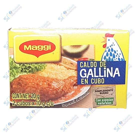 Maggi Caldo de Gallina en Cubo Pack x 2u 20g