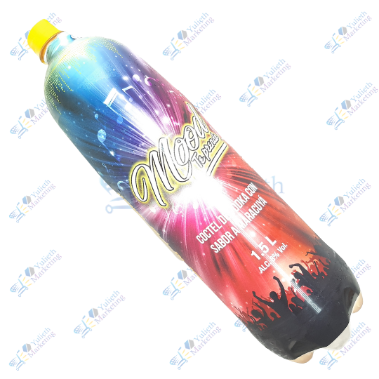 Mood Licor en Cóctel de Vodka con Maracuyá 1,5 L