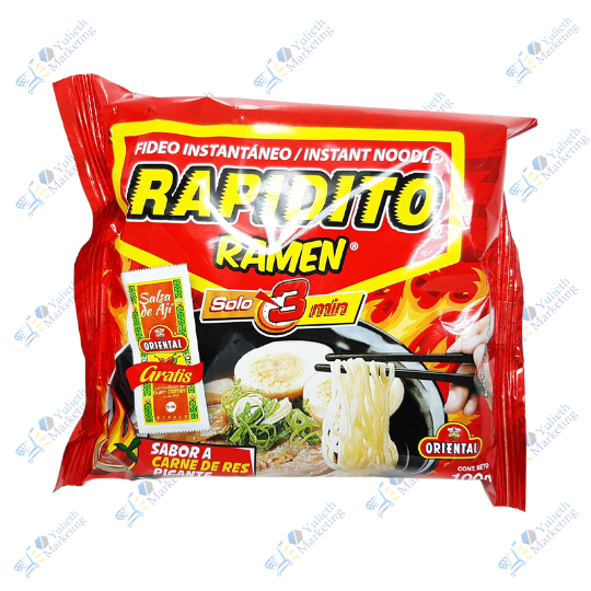 Oriental Rapidito Fideo Instantáneo Res Picante 100 g