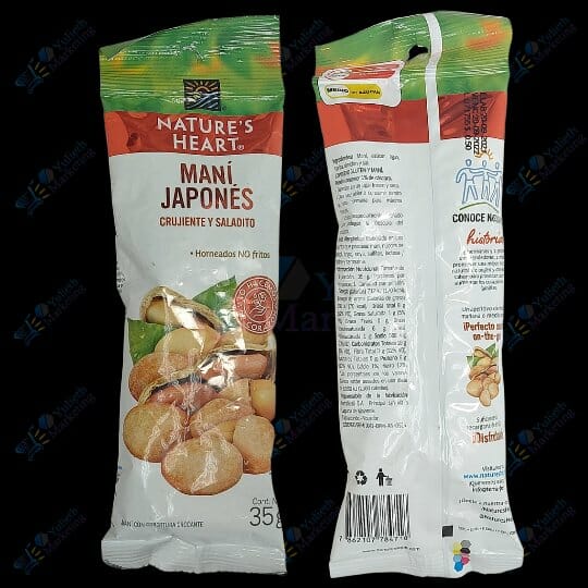 Nature's Heart Frutos Secos Mani Crocante Japones Saladito 35 g