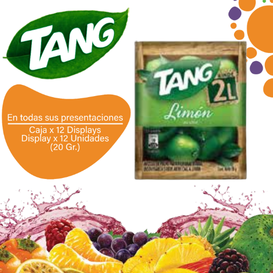 Tang Jugo en polvo de Limón EC12x12x20g