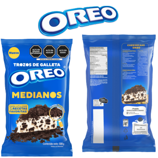 Oreo Trozos de Galleta de Chocolate Medianos Caja EC Crumbs 12x500g SM