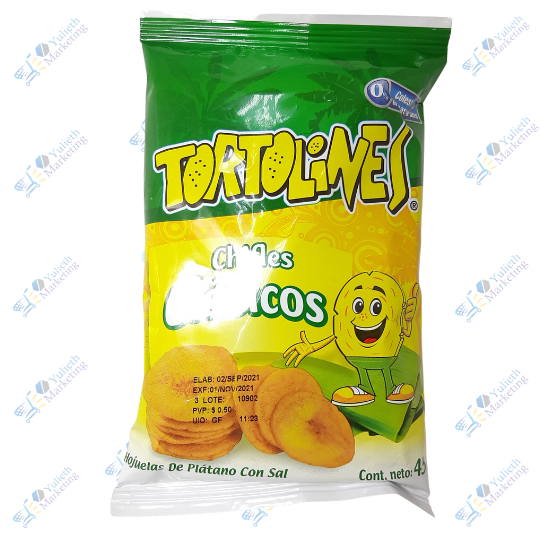 Inalecsa Tortolines Snack Chifles Clásicos 45 g 1 Inalecsa Tortolines Snack Chifles Clásicos 45 g