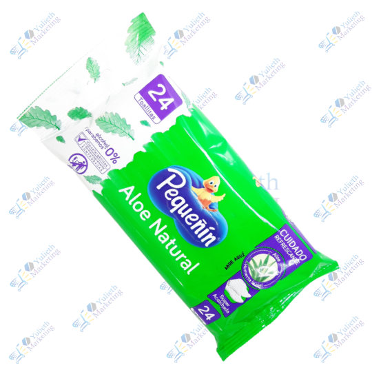 Pequeñín Toallas Húmedas con Aloe Packx24u