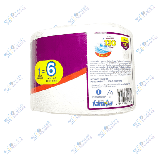 Familia Papel Higiénico Expert 4 hojas 2 Familia Papel Higiénico Expert 4 hojas rv