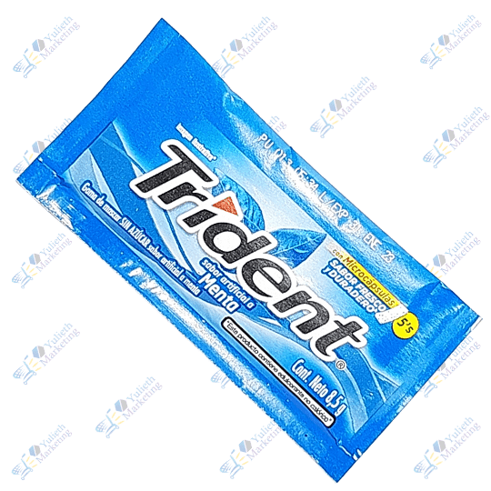 Adams Trident Chicles Sin Azúcar Menta Packx5u 8.5 g
