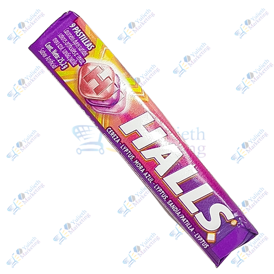 Adams Caramelos Halls Fruit Mix Pack x 9u 25.2 g
