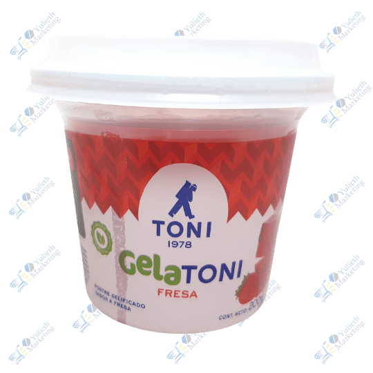 Toni Gelatoni Gelatina en Postre de Fresa 200 ml