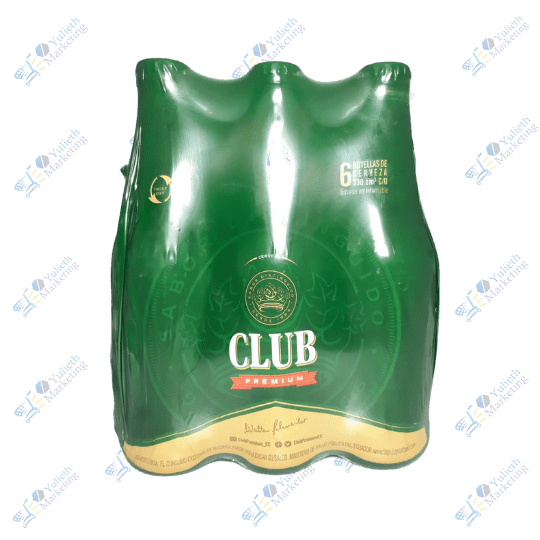 Club Premium Cerveza Verde Sixpac Bot x 6 un 330 ml