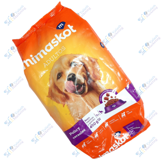 Mimaskot para Perro Adulto Raza Mediana y Grande Pollo con Cereales 450 gr