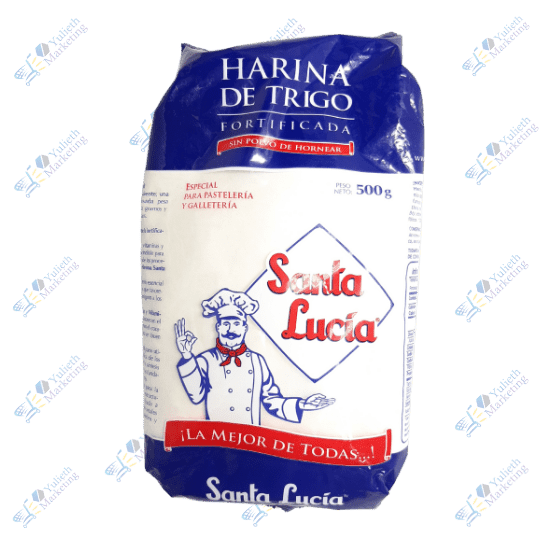 Santa Lucía Harina de Trigo Sin Polvo de Hornear 500 g
