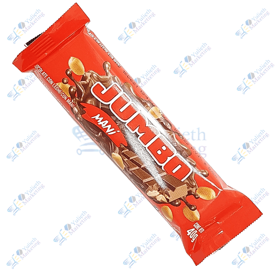 Jumbo Chocolate en Barra con Maní 40 g