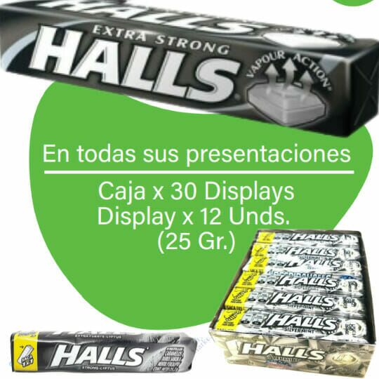 Halls Caramelo Duro Packx9u Extrastrong ec Caja 30x12x24.75g