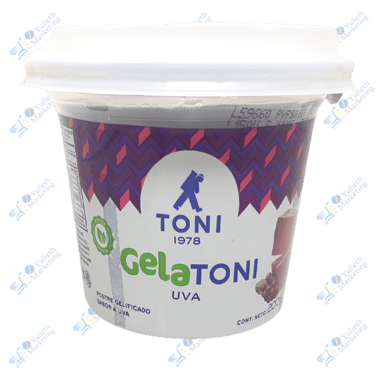 Toni Gelatoni Gelatina en Postre de Uva 200 ml